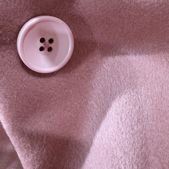 NEW Handmade 100% Melton Wool Dusty Rose 3/4 Lined Jacket Size XL - Picture 6 of 6